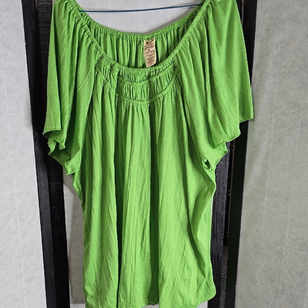 Green Women's Top